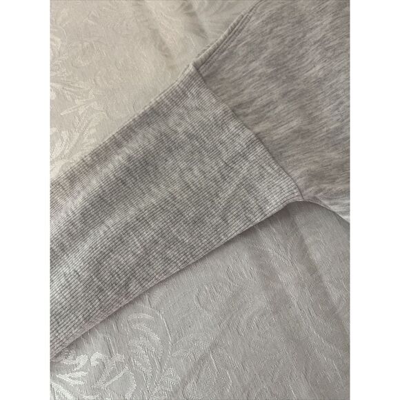 Athleta Light Grey Heather Purana Wrap Hoodie Sweatshirt Women M Yoga Gorpcore - Picture 14 of 14